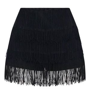 Fringe shorts